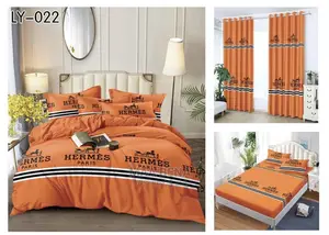 Quality Bedset With Matching Curtains