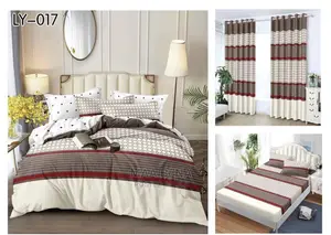 Quality Bedset With Matching Curtains