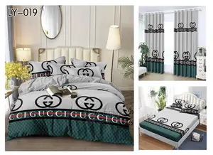 Quality Bedset With Matching Curtains