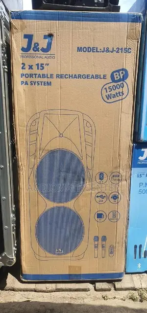 J J Double Rechargeable Speaker