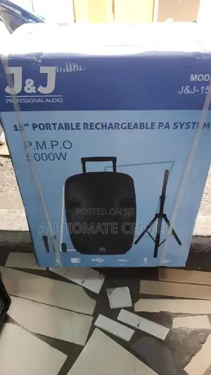 Jnj 15 Inch Rechargeable Speaker