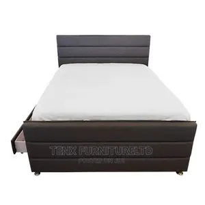 BED QUEEN SIZE (With Storage )Gray