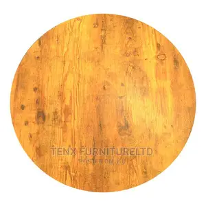 Coffee Table (Round Top)With Metal Base