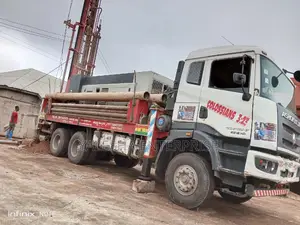Borehole With Big Machine. Both Mechanised and Manual.