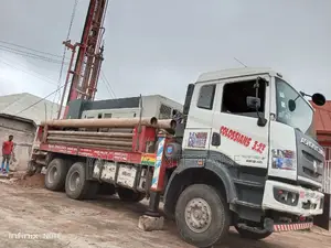 Borehole With Big Machine. Both Mechanised and Manual.