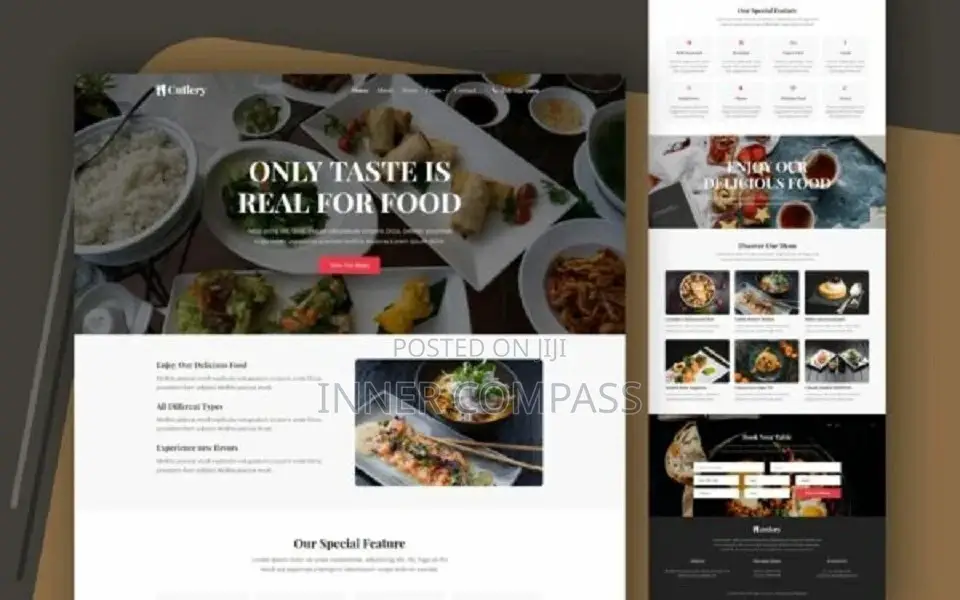 Hotels and Restaurant Website Design