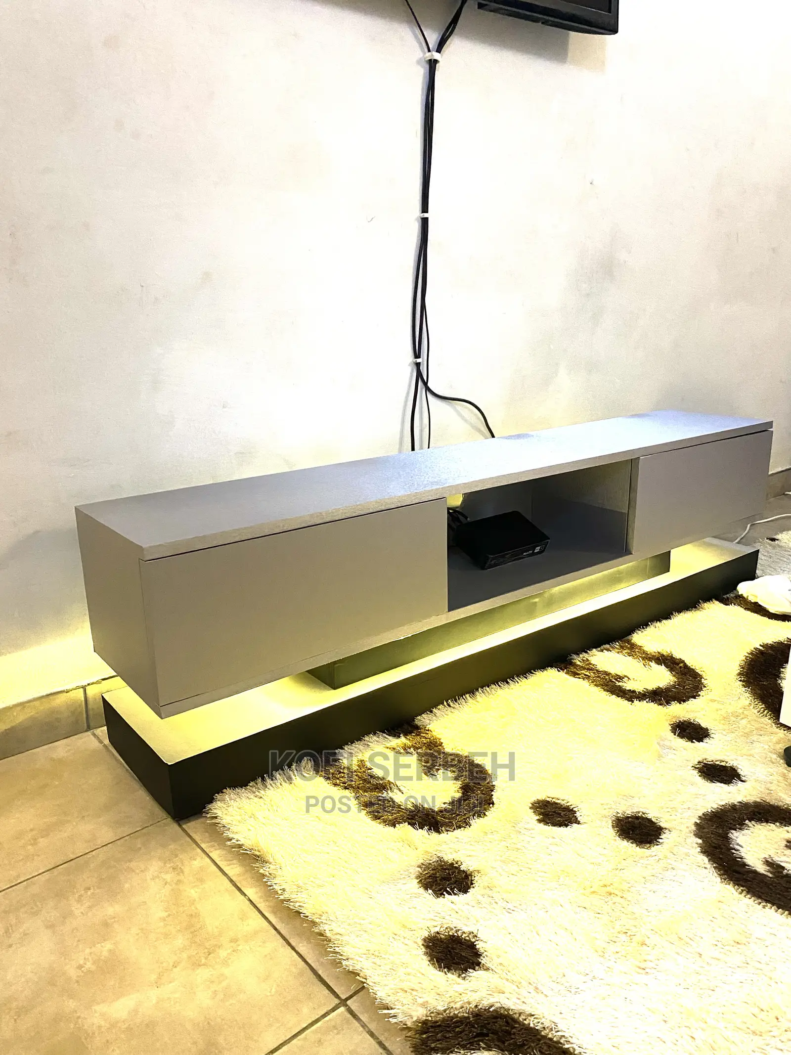 Led Wooden TV Stand