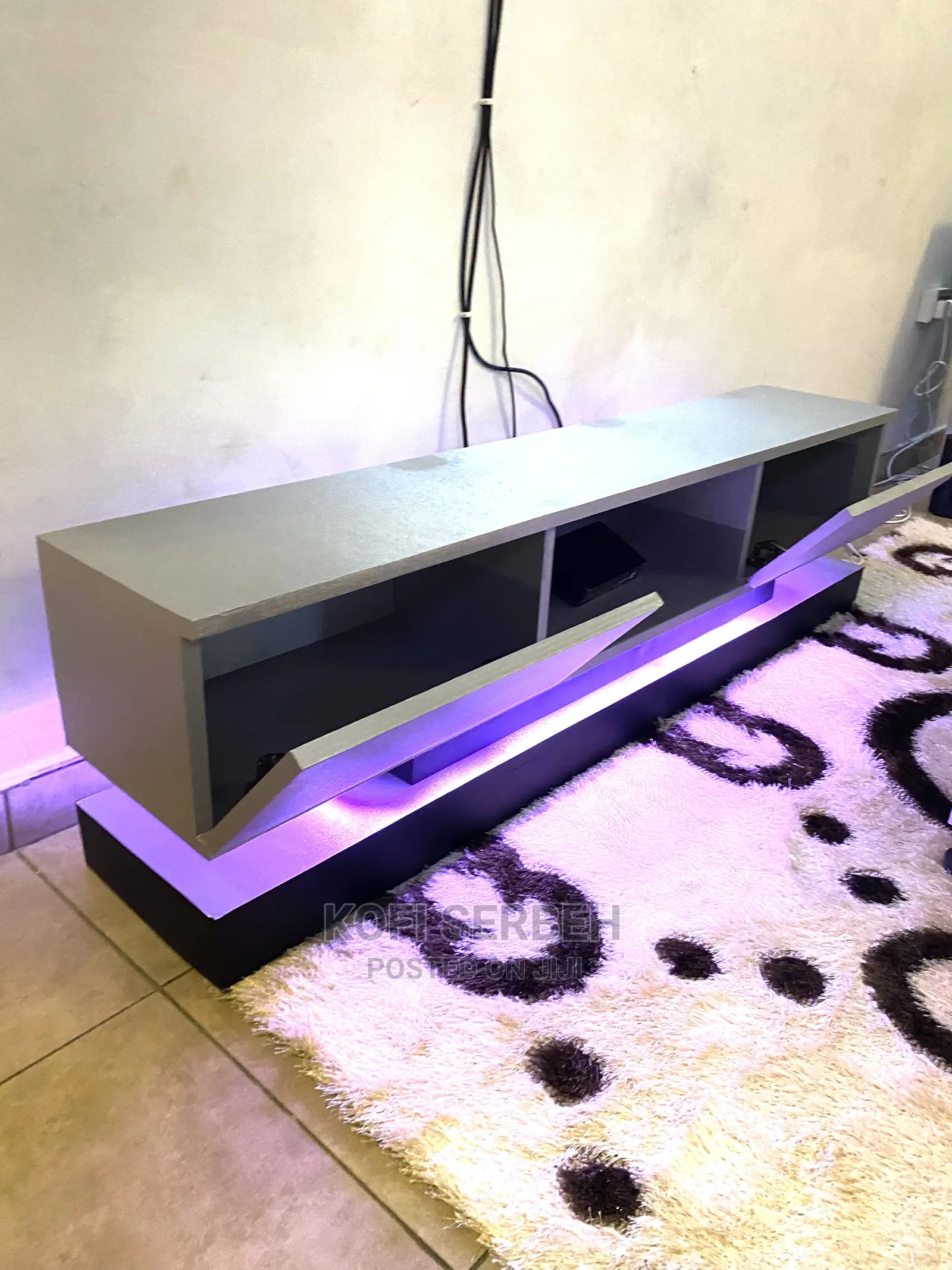 Led Wooden TV Stand