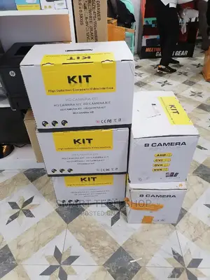 8 Channel 5mp IP Camera With Mic Complete Kit +Network Cable
