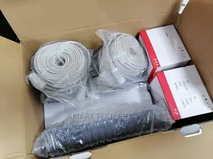 8 Channel 5mp IP Camera With Mic Complete Kit +Network Cable