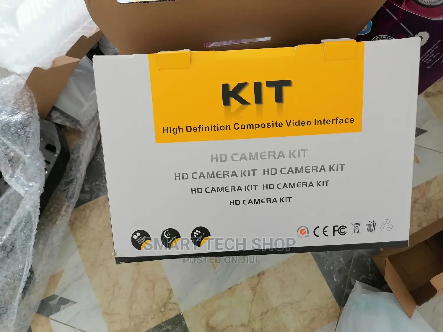 8 Channel 5mp IP Camera With Mic Complete Kit +Network Cable