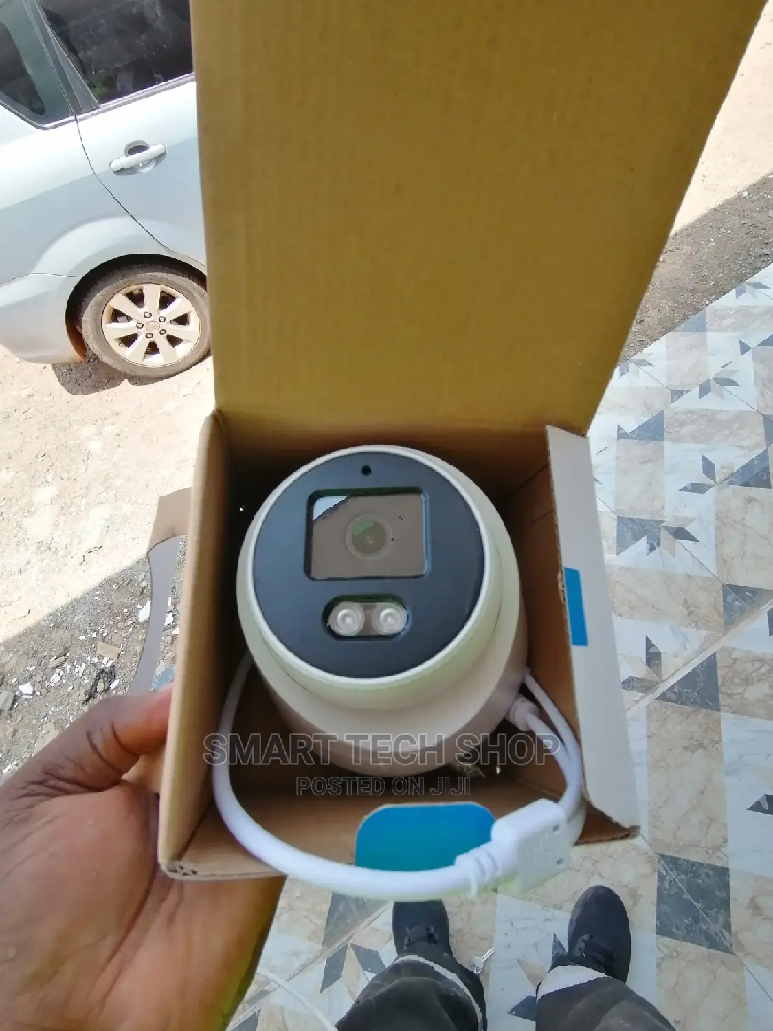 8 Channel 5mp IP Camera With Mic Complete Kit +Network Cable