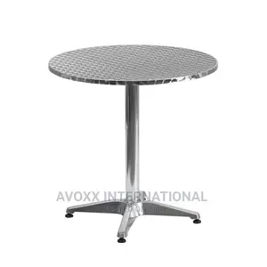 BELNICK Round Aluminum Table With Base