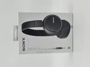 Sony ZX Series Wired on-Ear Headphones With Mic, Black MDR-Z