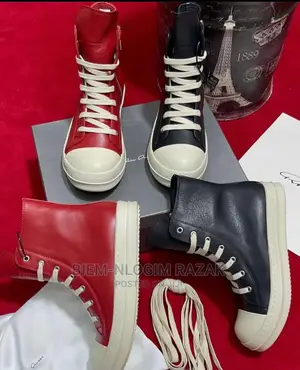 Super Quality Leather Long Sneakers Available in Stock