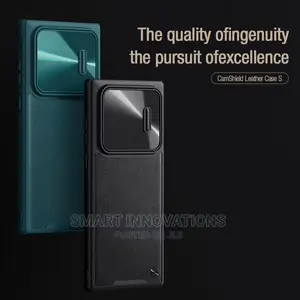 Galaxy S22 Ultra Camshield Leather Case