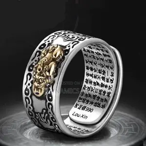 Feng Shui Pixiu Wealth Attraction Good Luck Ring
