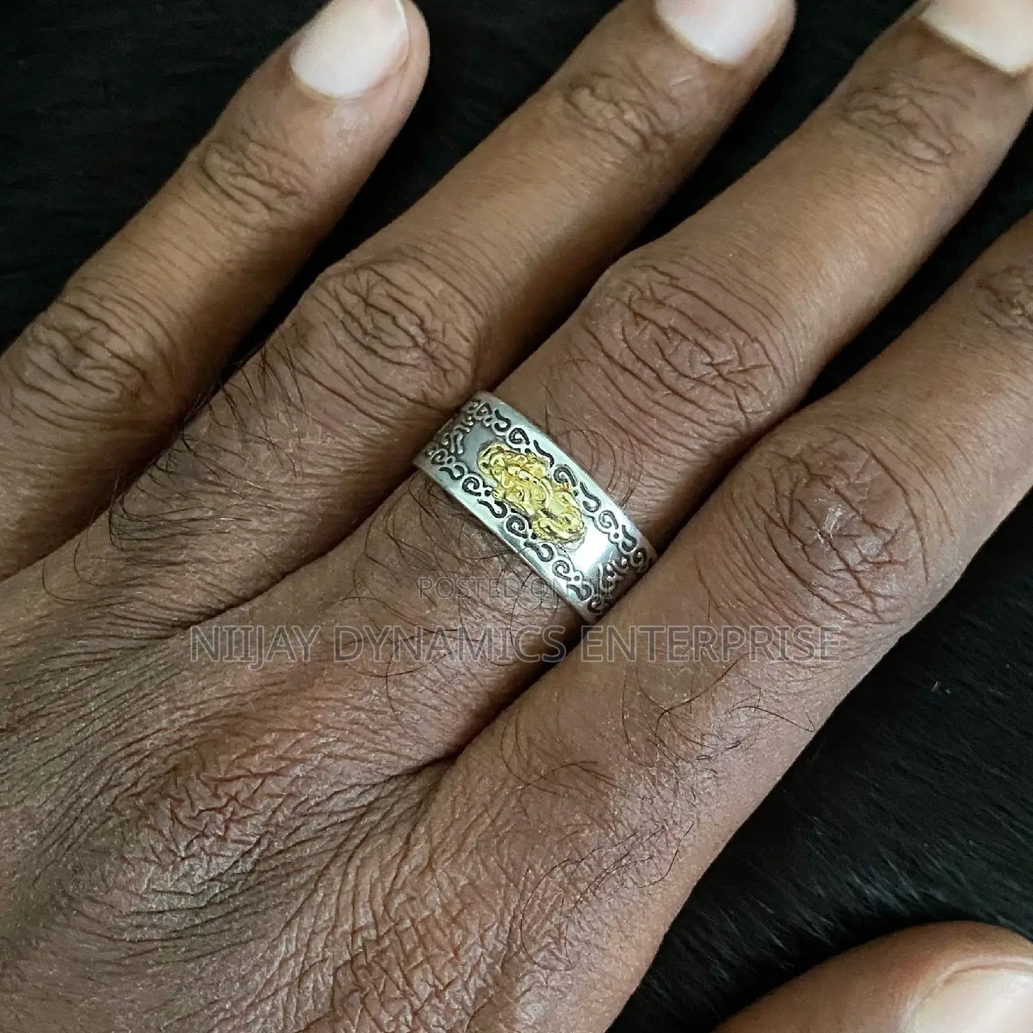Feng Shui Pixiu Wealth Attraction Good Luck Ring