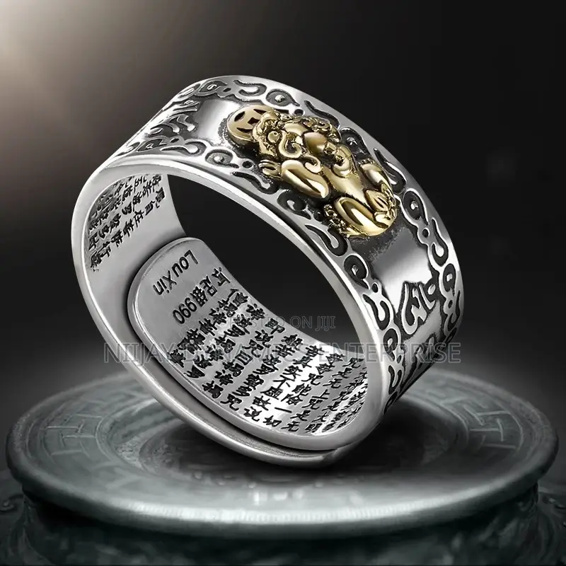Feng Shui Pixiu Wealth Attraction Good Luck Ring