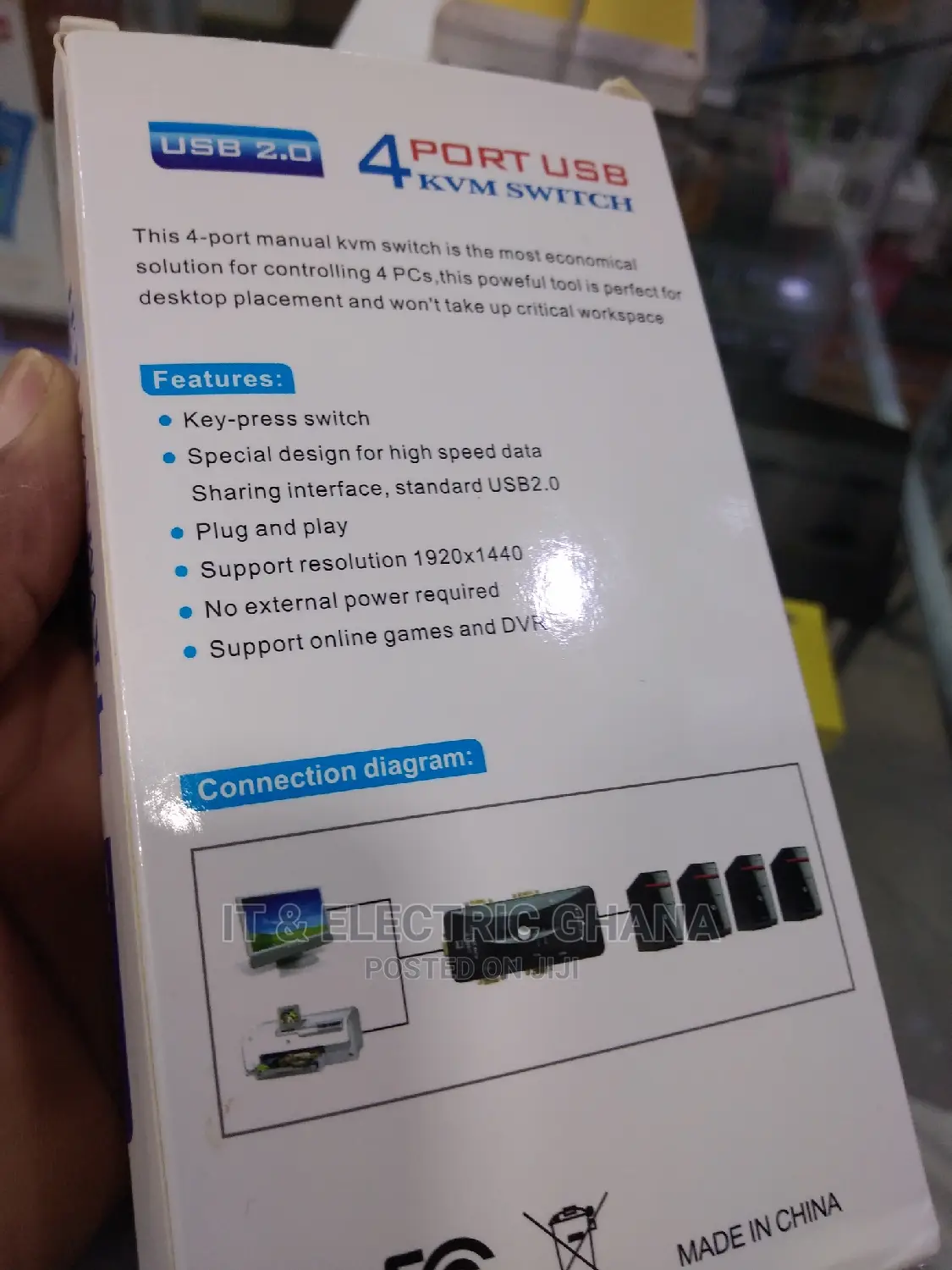 4 Port Vga KVM Switch