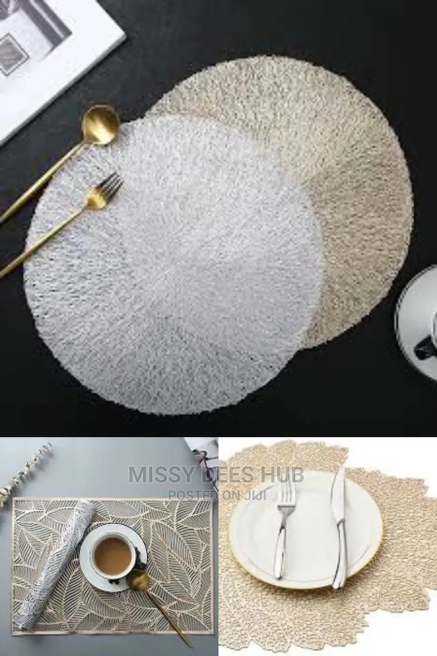 Vinyl Placemats - 6pcs