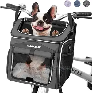 BARKBAY Dogs Cats Bike Basket Carrier