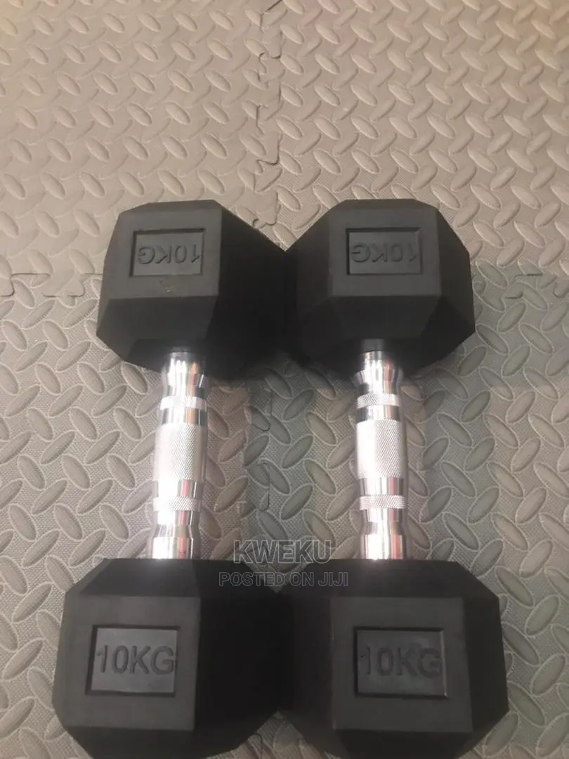 Hex Dumbell 10kg Pair