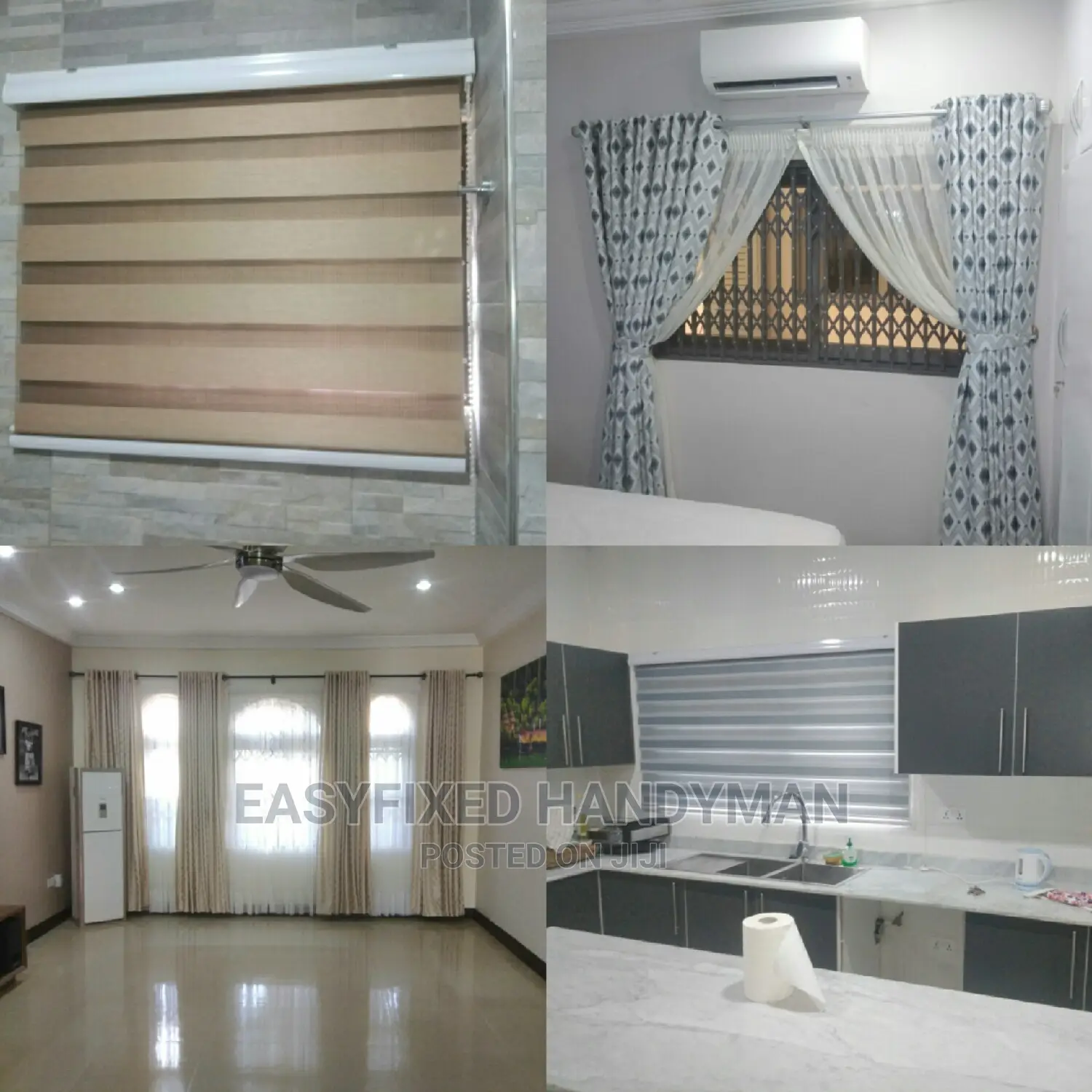 Blinds and Curtains Installation