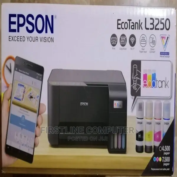 Epson Ecotank L3250 A4 Wi-Fi All-in-One Ink Tank Printer Ink