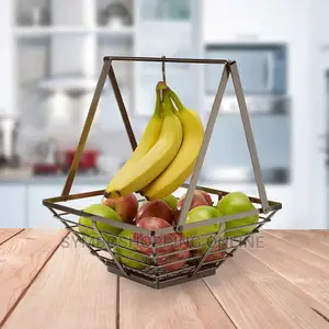 Gourmet Basic Convertible Basket Antique Brass Finish