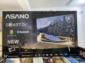 Asano 55′′ UHD Smart Satellite TV – Black