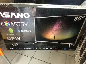 Asano 65′′ UHD Miracast Smart Satellite TV – Black