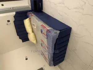 Executive Double Bed With Mattress Abs Drawer.