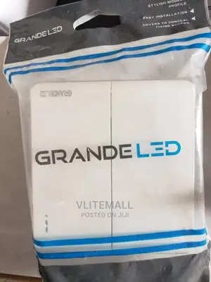 GRANDELED 2gang 2way Switch (White)