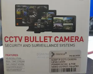 Premax Pm-Bcip25 5mp IP CCTV Dome Camera