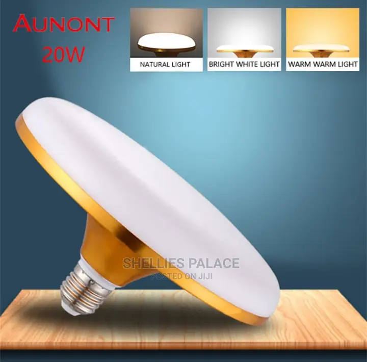 Aunont Led 20w Ufo Lamp, B22 Screw, Ultra-Bright Home Energy