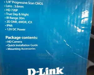 D-Link Dcs-F1711 720P HD Analog CCTV Bullet