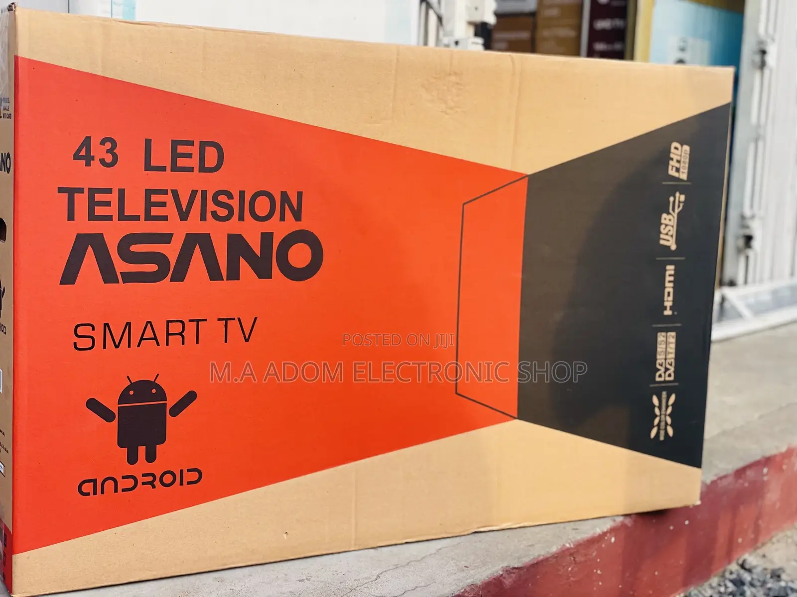 Watch Browse the Internet With Asano 43”Smart Dvt2s2 Tv