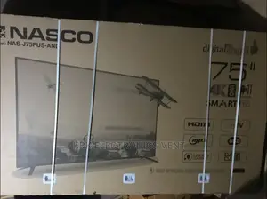 Nasco 75" Smart(Android) UHD4K Satellite Digital Led Tv