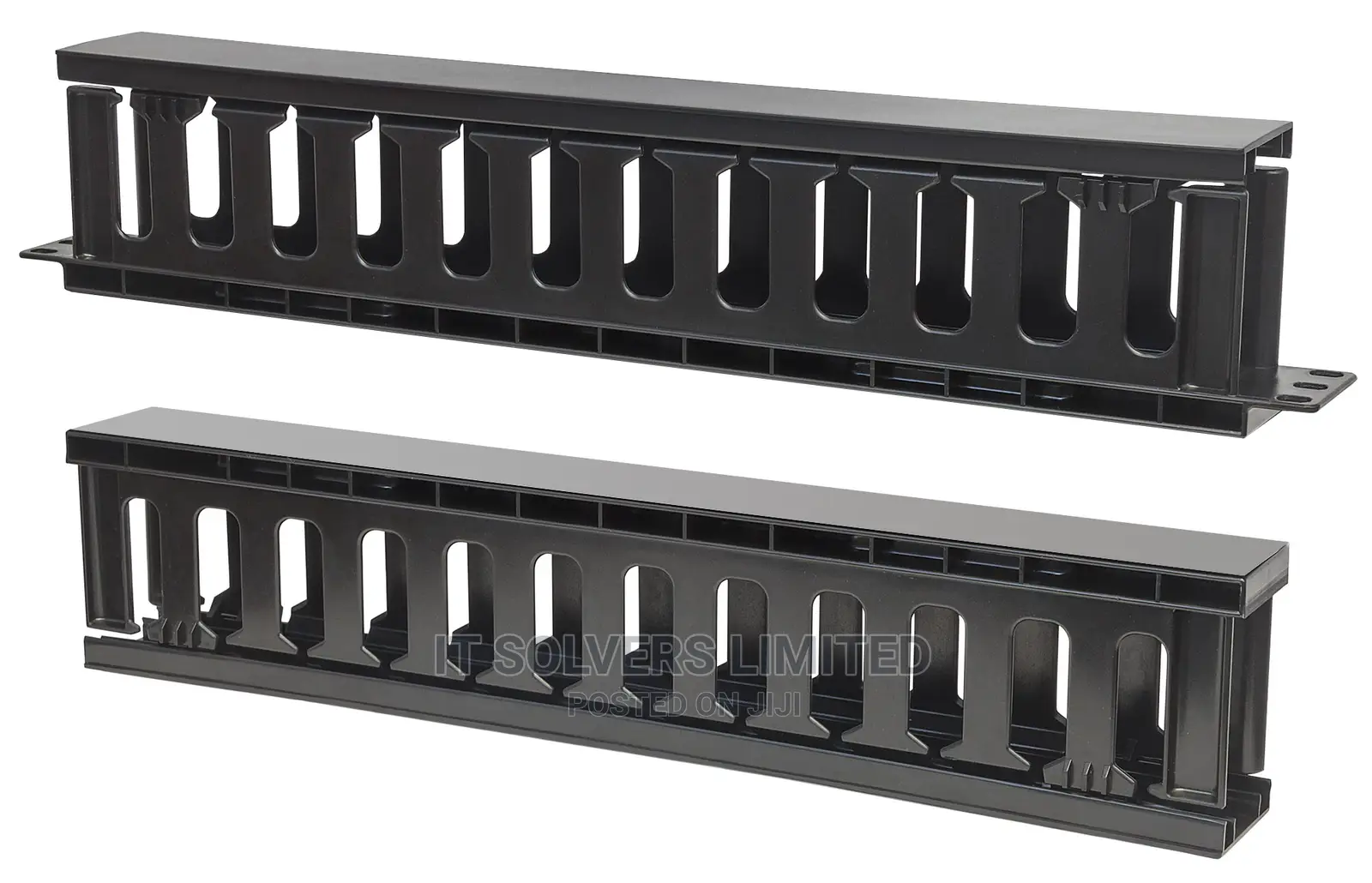 1U 19 Inch Rackmount Cable Management Panel