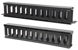 1U 19 Inch Rackmount Cable Management Panel