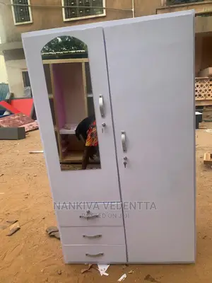 Two in One White Wardrobe
