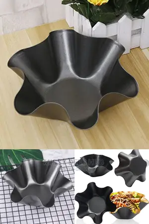 Fluted Tortilla Shell / Carbon Steel Baking Molds