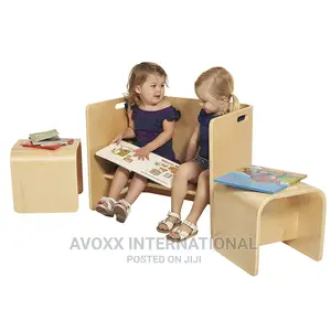 Bentwood Multipurpose Kids Wooden Table And Chair Set