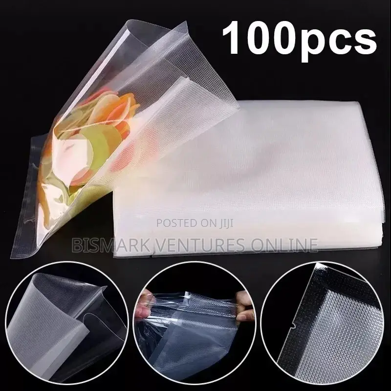 12x20cm Vacuum Sealer Rubber Bags 100pcs