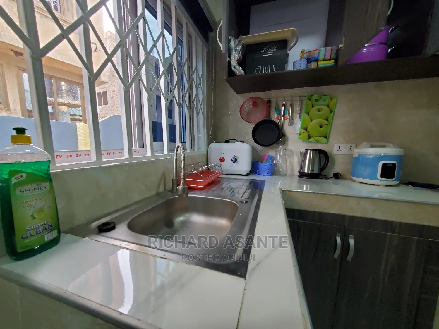 Beautiful 2-Bedroom Self Compound Short Stay at Pokuase