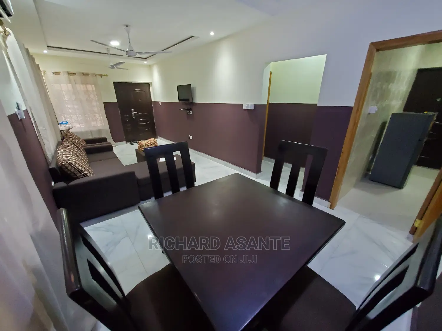 Affordable 3-Bedroom Self Compound for Daily Stay at Pokuase