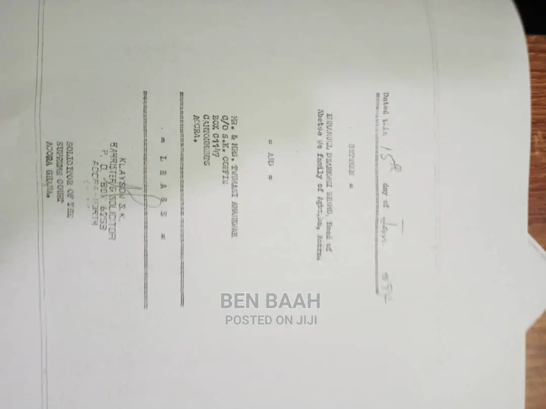 A Plot of Land at Agbogba for Sale Title 600,000