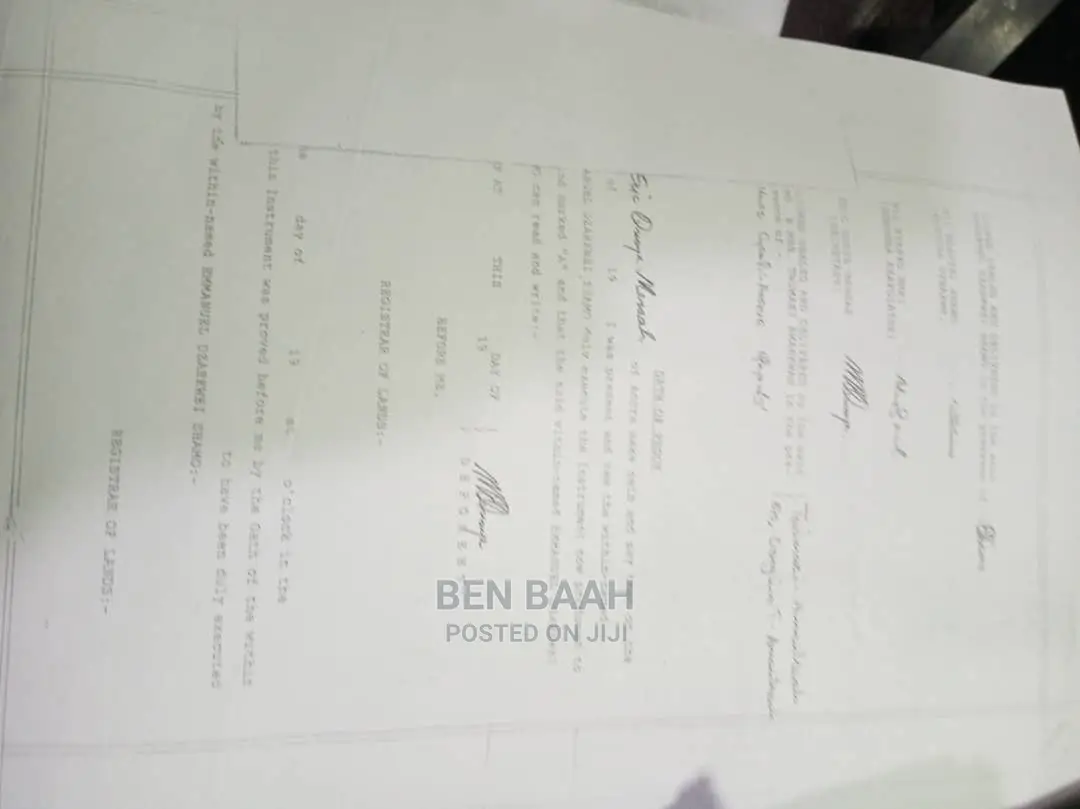 A Plot of Land at Agbogba for Sale Title 600,000
