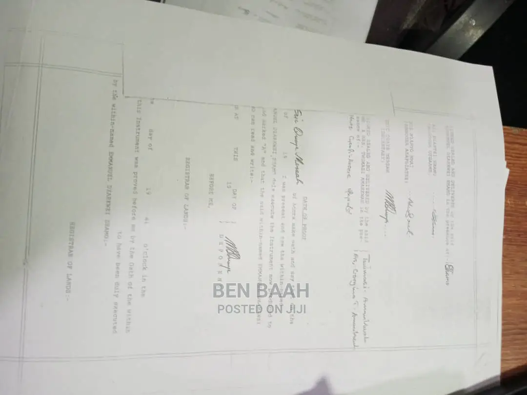 A Plot of Land at Agbogba for Sale Title 600,000